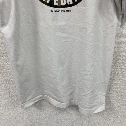Aape　エイプ　半袖Tシャツ　カモフラ　白　ホワイト　XLサイズ