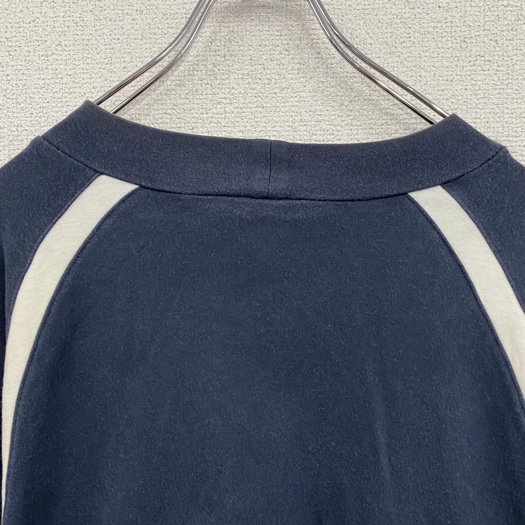 NIKE　ナイキ　長袖Tシャツ/ロンT　ラグランスリーブ　スウッシュ　紺　ネイビー　Lサイズ