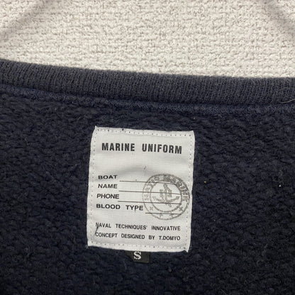 MARINE UNIFORM　マリンユニフォーム　スウェット/トレーナー　紺　ネイビー　Sサイズ