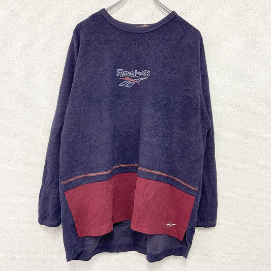 90s　Reebok　リーボック　FREETYLE　スウェット/トレーナー　ヴィンテージ　紫　パープル　16サイズ