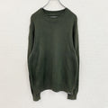 Eddie Bauer　エディーバウアー　コットンニットセーター　カーキ　Mサイズ