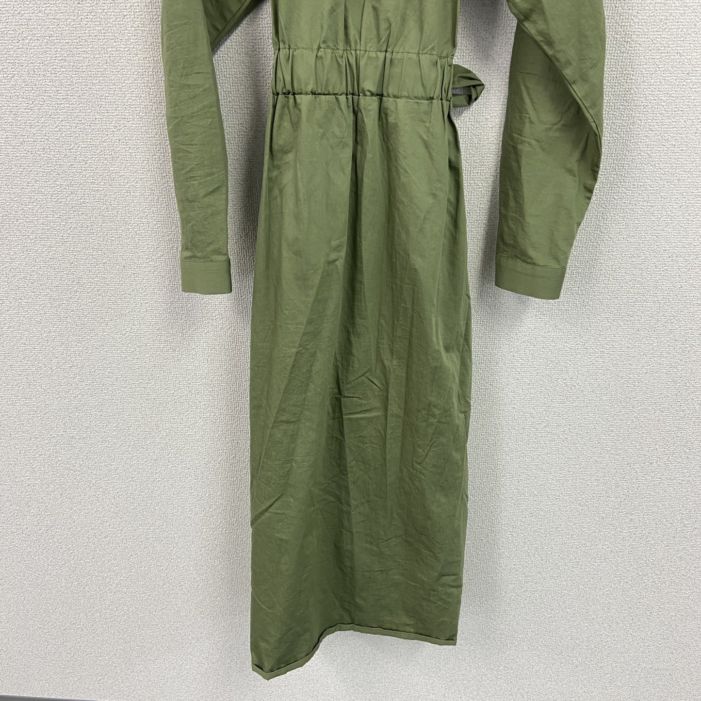 ZARA　ザラ　長袖ワンピース　ラグランスリーブ　緑　グリーン　Sサイズ