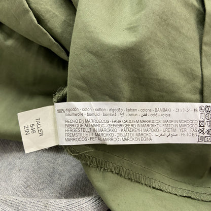 ZARA　ザラ　長袖ワンピース　ラグランスリーブ　緑　グリーン　Sサイズ
