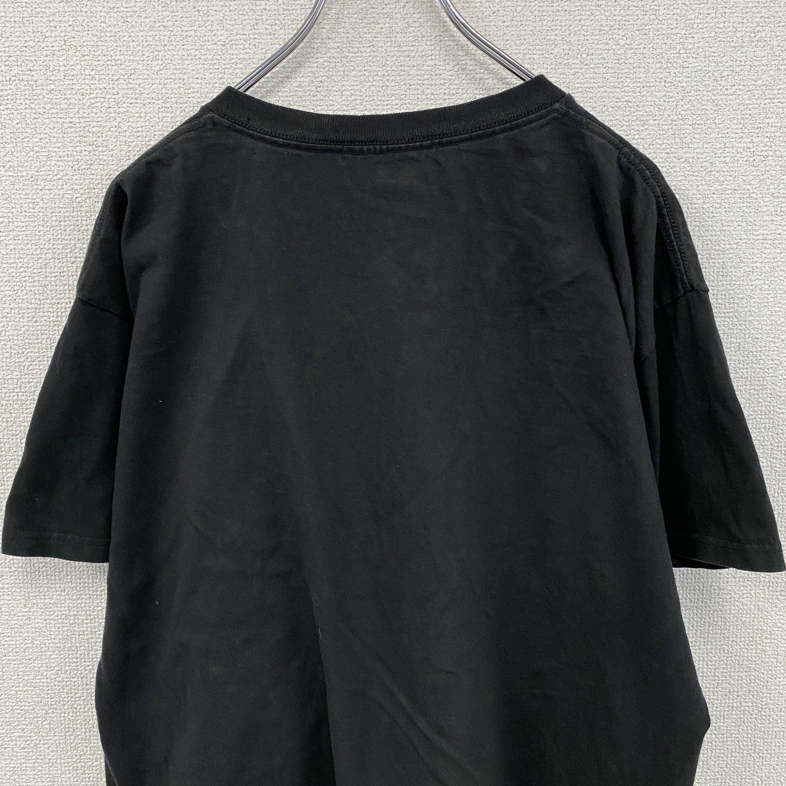 AC/DC　アイアンマン2　IRON MAN　半袖映画プリントTシャツ　バンドT　キャラクターT　黒　ブラック　Lサイズ