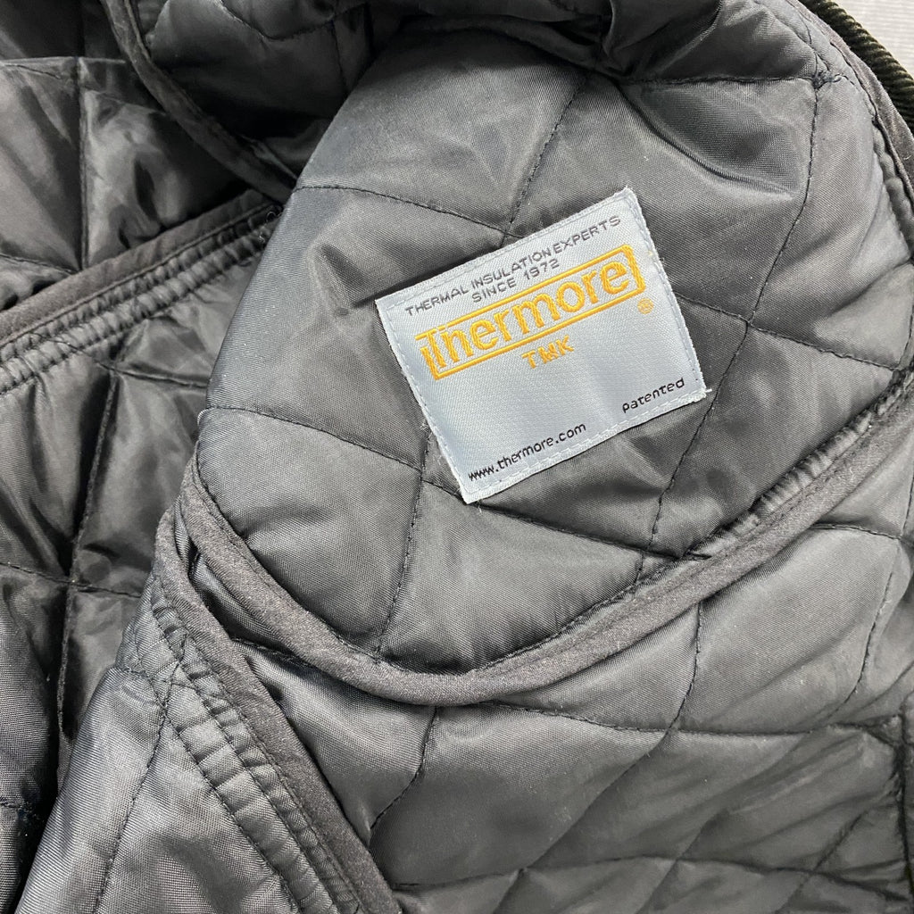 Eddie Bauer　エディーバウアー　キルティングジャケット　中綿入り　3つポケット　灰色　グレー　XLサイズ