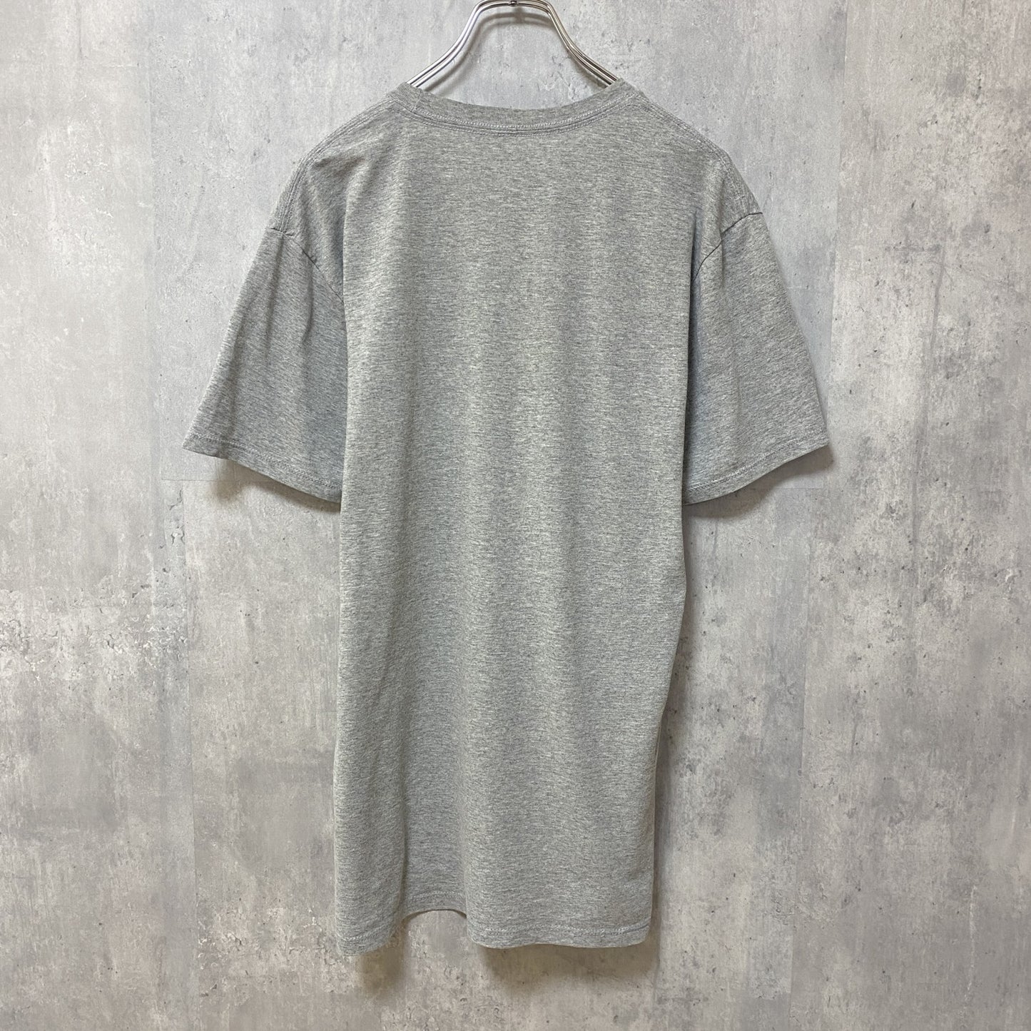 古着 used　The Evil Within　半袖　プリントTシャツ　グレー　キャラクター　ロゴT　レトロ　デザイン　ストリート　クルーネック　春夏服　メンズ　レディース