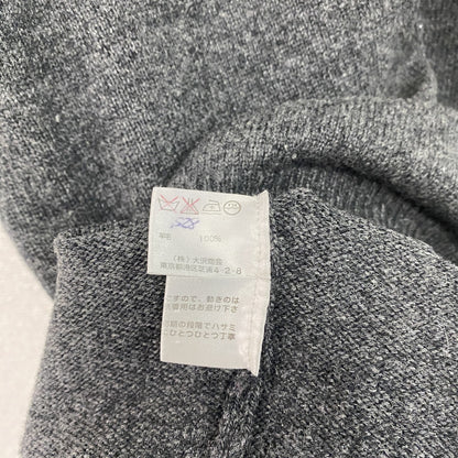 LACOSTE　ラコステ　ニットベスト　刺繡ロゴ　グレー　3サイズ　