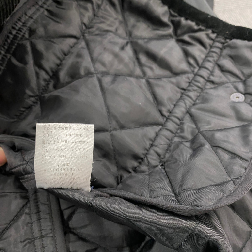 Eddie Bauer　エディーバウアー　キルティングジャケット　中綿入り　3つポケット　灰色　グレー　XLサイズ