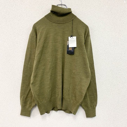 DAKS LONDON　ダックス ロンドン　タートルネックニットセーター　カーキ　40サイズ