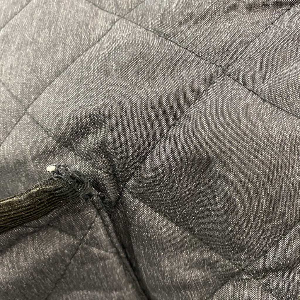 Eddie Bauer　エディーバウアー　キルティングジャケット　中綿入り　3つポケット　灰色　グレー　XLサイズ