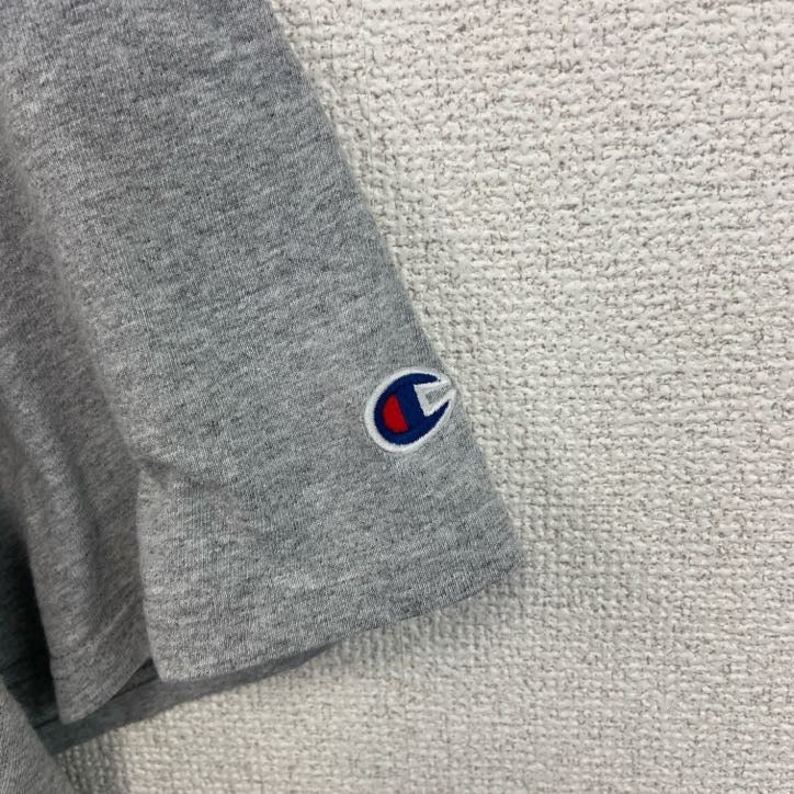 champion　チャンピオン　半袖プリントTシャツ　ノースウエスタン大学　カレッジ　灰色　グレー　XLサイズ