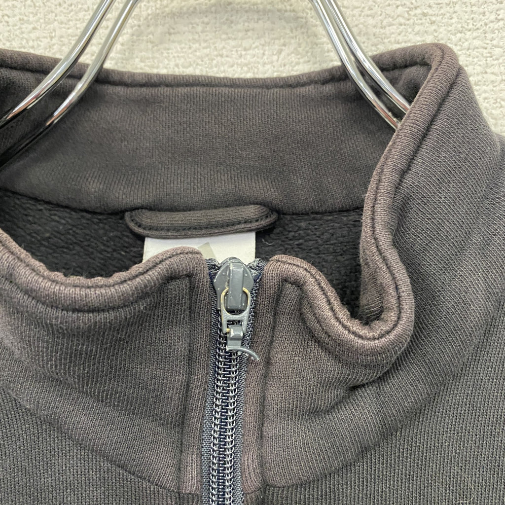 00s　adidas　アディダス　トラックジャケット/ジャージ　パフォーマンスロゴ　ヴィンテージ　黒　ブラック　Oサイズ