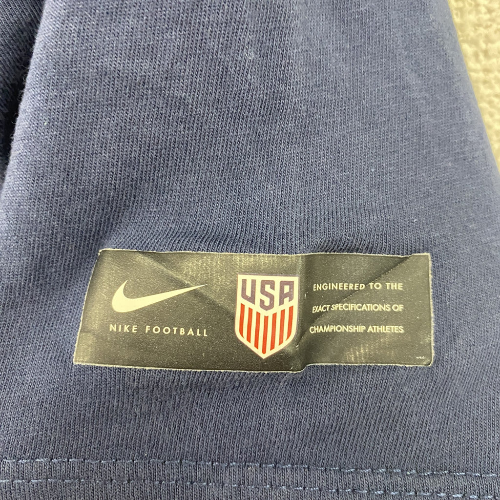 古着 used　NIKE ナイキ　半袖プリントTシャツ　USA　クルーネック　カジュアルデザイン　ネイビー　レトロ　Sサイズ