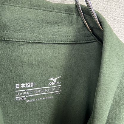 Mizuno　ミズノ　半袖ポロシャツ　日本設計　緑　グリーン　3XLサイズ