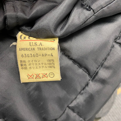 GUESS U.S.A　ゲスユーエスエー　ナイロンダブルライダースジャケット　中綿入り　黒　ブラック　Mサイズ