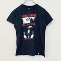古着 used　BRISUCO　半袖アニメプリントTシャツ　TOKYO JAPAN　悲しみと悲哀　クルーネック　黒　Sサイズ