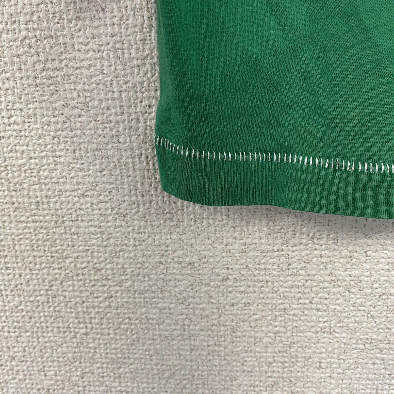 古着 used　DIESEL ディーゼル　半袖プリントTシャツ　カジュアル　シングルステッチ　クルーネック　緑　XLサイズ