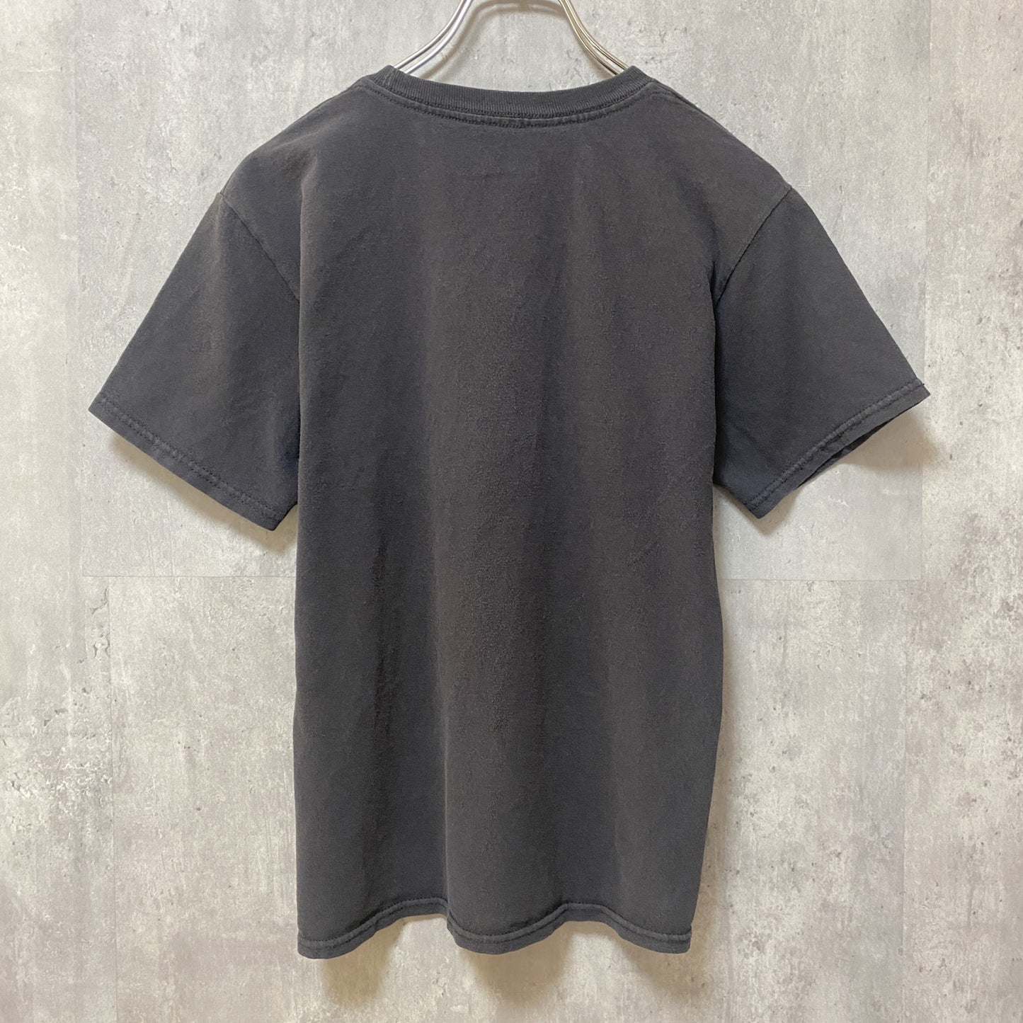 古着 used　MINECRAFT マインクラフト　半袖ゲームプリントTシャツ　黒　ブラック　クリーパー　キャラクター　レトロ