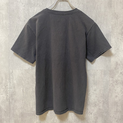 古着 used　MINECRAFT マインクラフト　半袖ゲームプリントTシャツ　黒　ブラック　クリーパー　キャラクター　レトロ