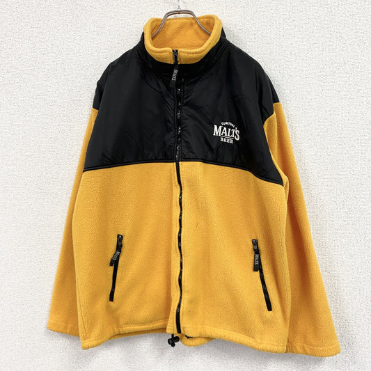 SUNTORY　サントリー　モルツビール　フリースジャケット/ボアジャケット　黄色　イエロー　Lサイズ