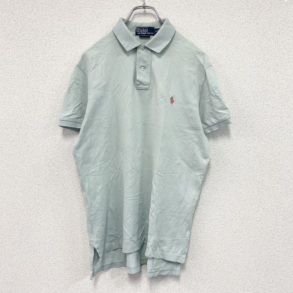 Polo by Ralph Lauren　ポロバイラルフローレン　半袖ポロシャツ　水色　ライトブルー　Mサイズ