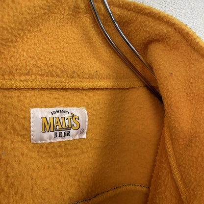 SUNTORY　サントリー　モルツビール　フリースジャケット/ボアジャケット　黄色　イエロー　Lサイズ