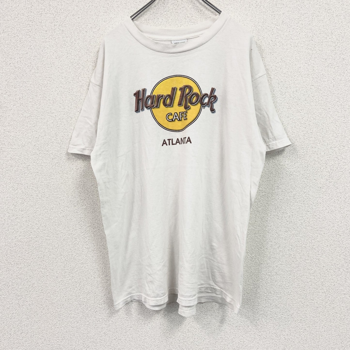 Hard Rock CAFE　ハードロックカフェ　半袖プリントＴシャツ　白　ホワイト　Lサイズ