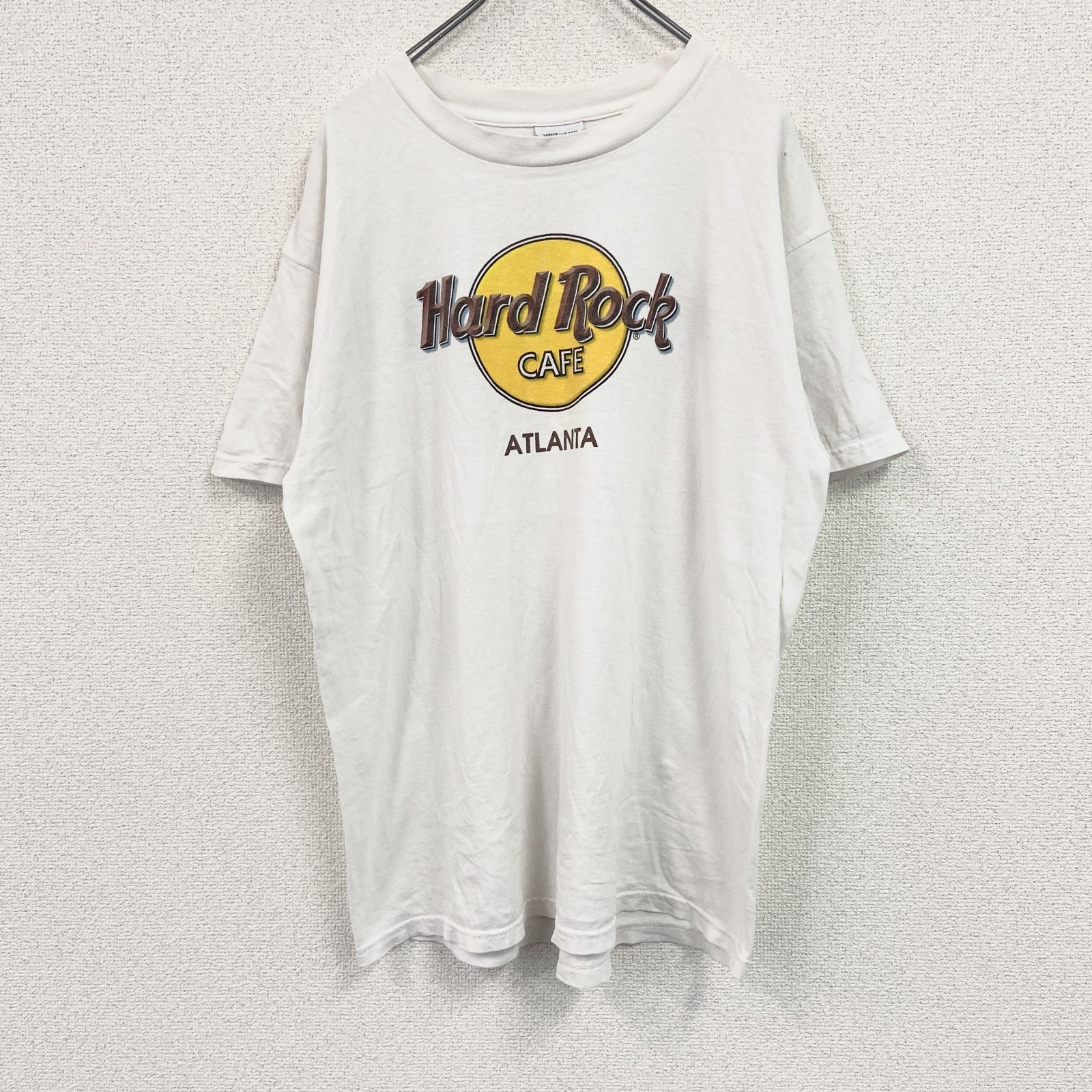 Hard Rock CAFE　ハードロックカフェ　半袖プリントＴシャツ　白　ホワイト　Lサイズ