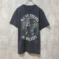 古着 used　WALKING DEAD ウォーキングデッド　半袖ムービープリントTシャツ　黒　ブラック　ホラー　ゾンビ　レトロ