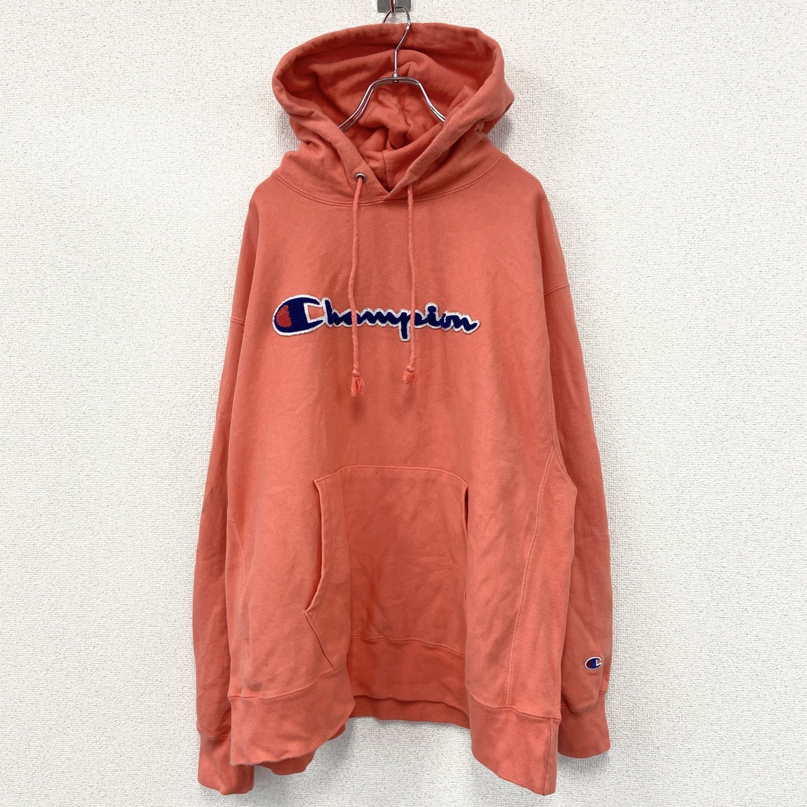 champion　チャンピオン　リバースウィーブ　スウェットパーカー/フーディー　オレンジ　XXLサイズ