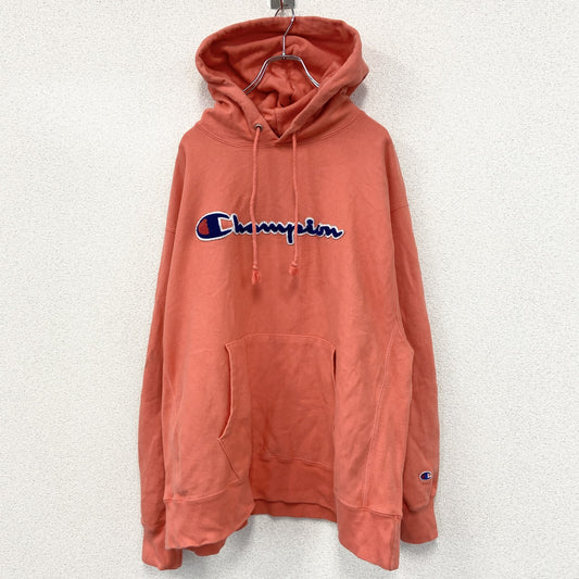 champion　チャンピオン　リバースウィーブ　スウェットパーカー/フーディー　オレンジ　XXLサイズ