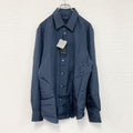 JIM THOMPSON　ジムトンプソン　長袖シルクシャツ　紺　ネイビー　Lサイズ