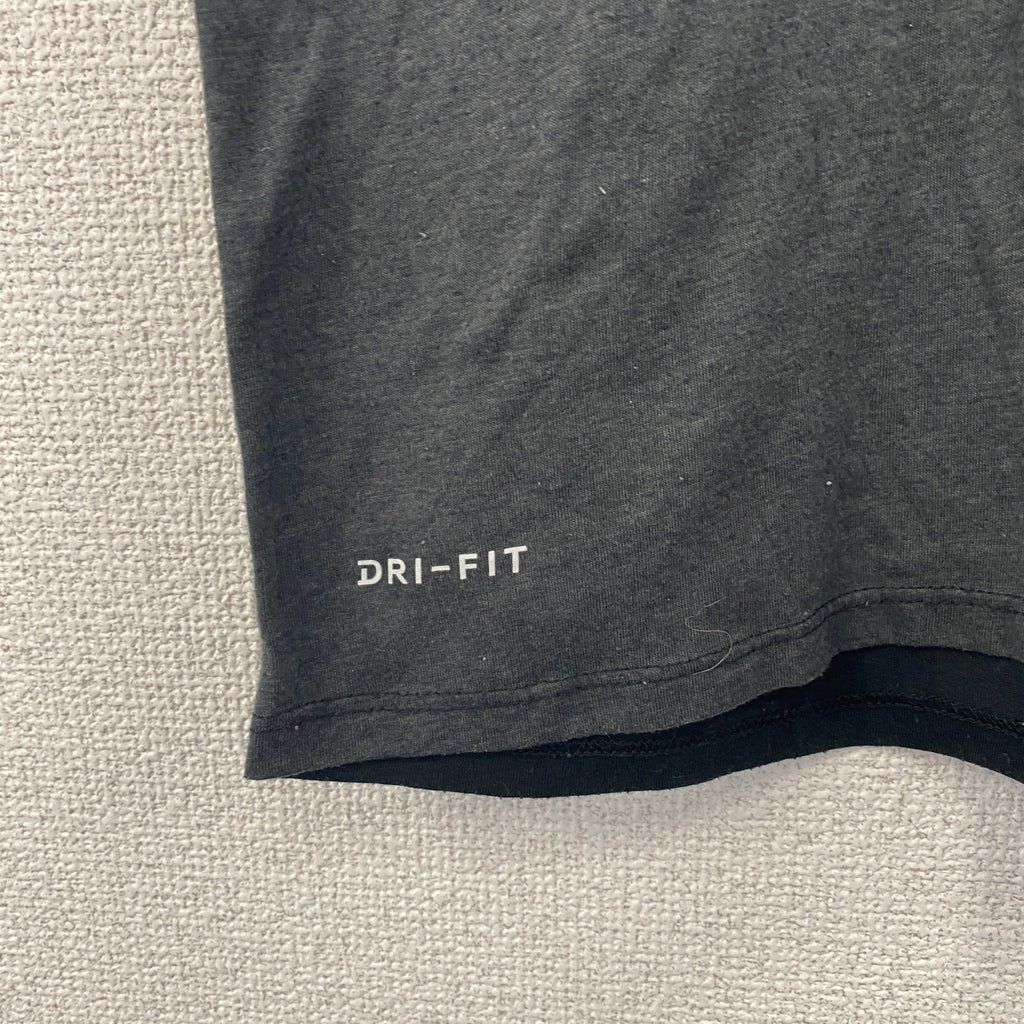古着 used　NIKE ナイキ　半袖プリントTシャツ　カジュアル　バイカラー　Steelers　黒　グレー　レトロ　Sサイズ
