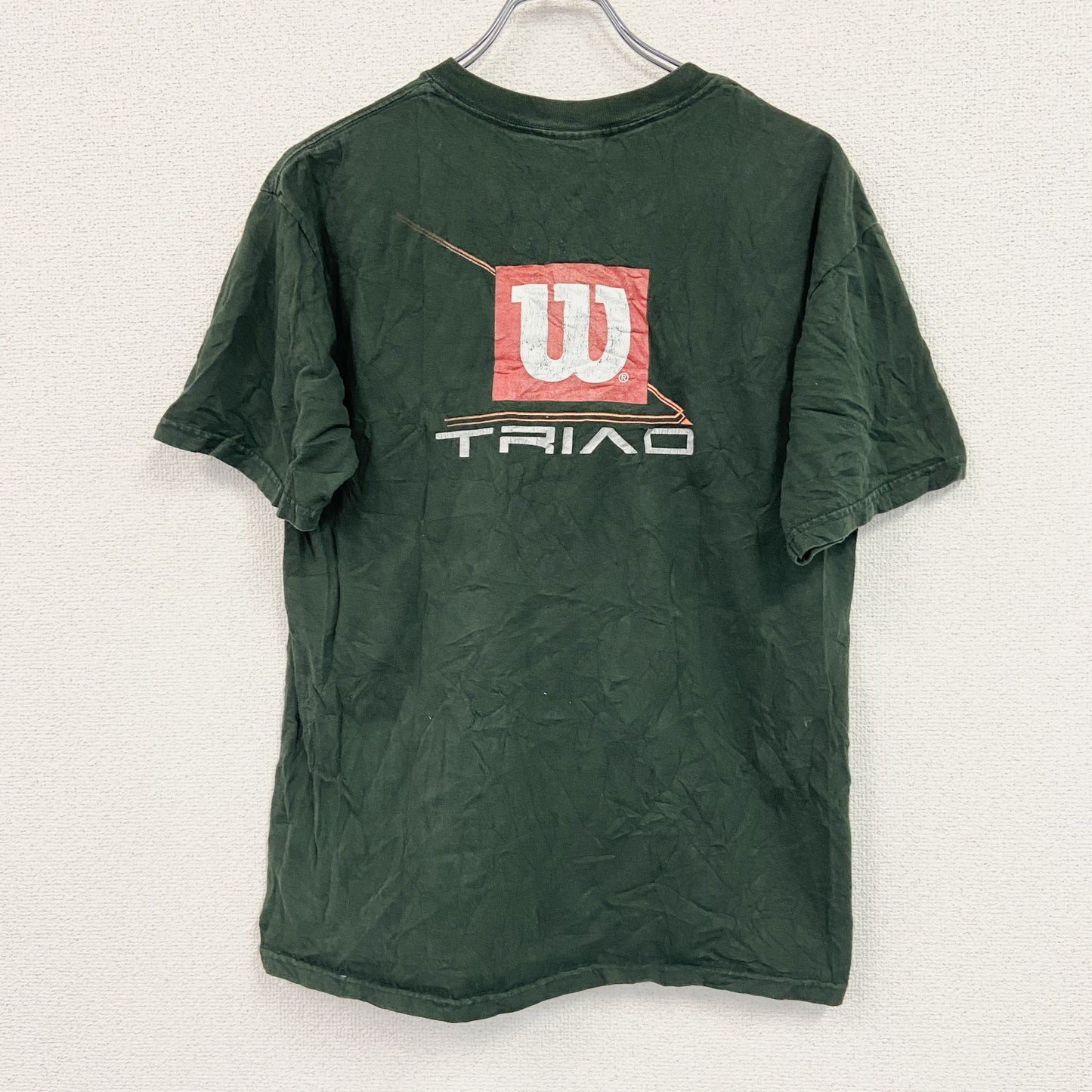 GILDAN　ギルダン　半袖プリントTシャツ　緑　グリーン　Mサイズ