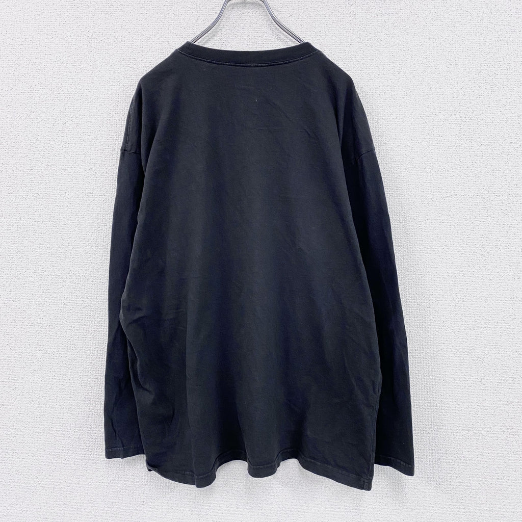 Disney　ディズニー　Nightmare　ナイトメアー　Jack　ジャック　長袖Tシャツ/ロンT　キャラクターT　黒　ブラック　2XLサイズ