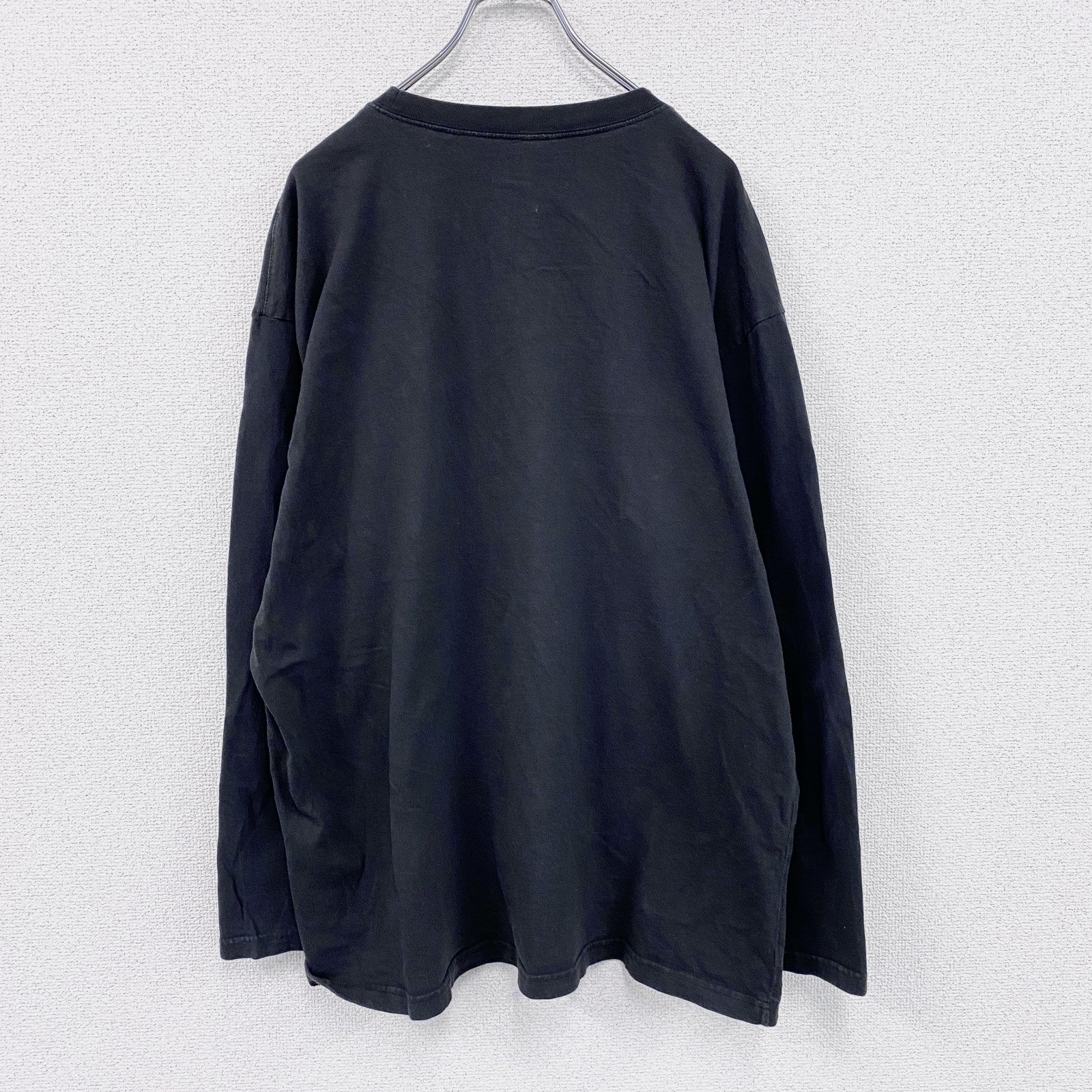 Disney　ディズニー　Nightmare　ナイトメアー　Jack　ジャック　長袖Tシャツ/ロンT　キャラクターT　黒　ブラック　2XLサイズ