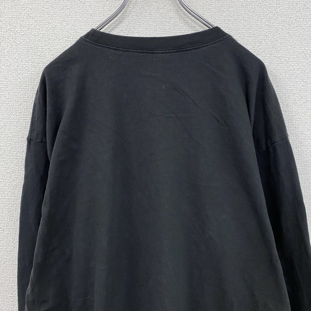 Disney　ディズニー　Nightmare　ナイトメアー　Jack　ジャック　長袖Tシャツ/ロンT　キャラクターT　黒　ブラック　2XLサイズ