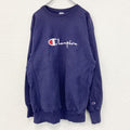 90s　champion　チャンピオン　リバースウィーブ　スウェット　トレーナー　刺繍タグ　紫　XXLサイズ