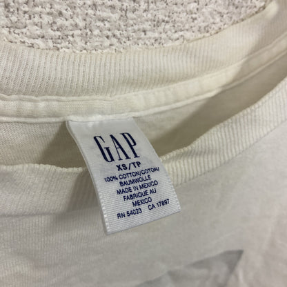 GAP　ギャップ　半袖プリントTシャツ　白　ホワイト　XSサイズ