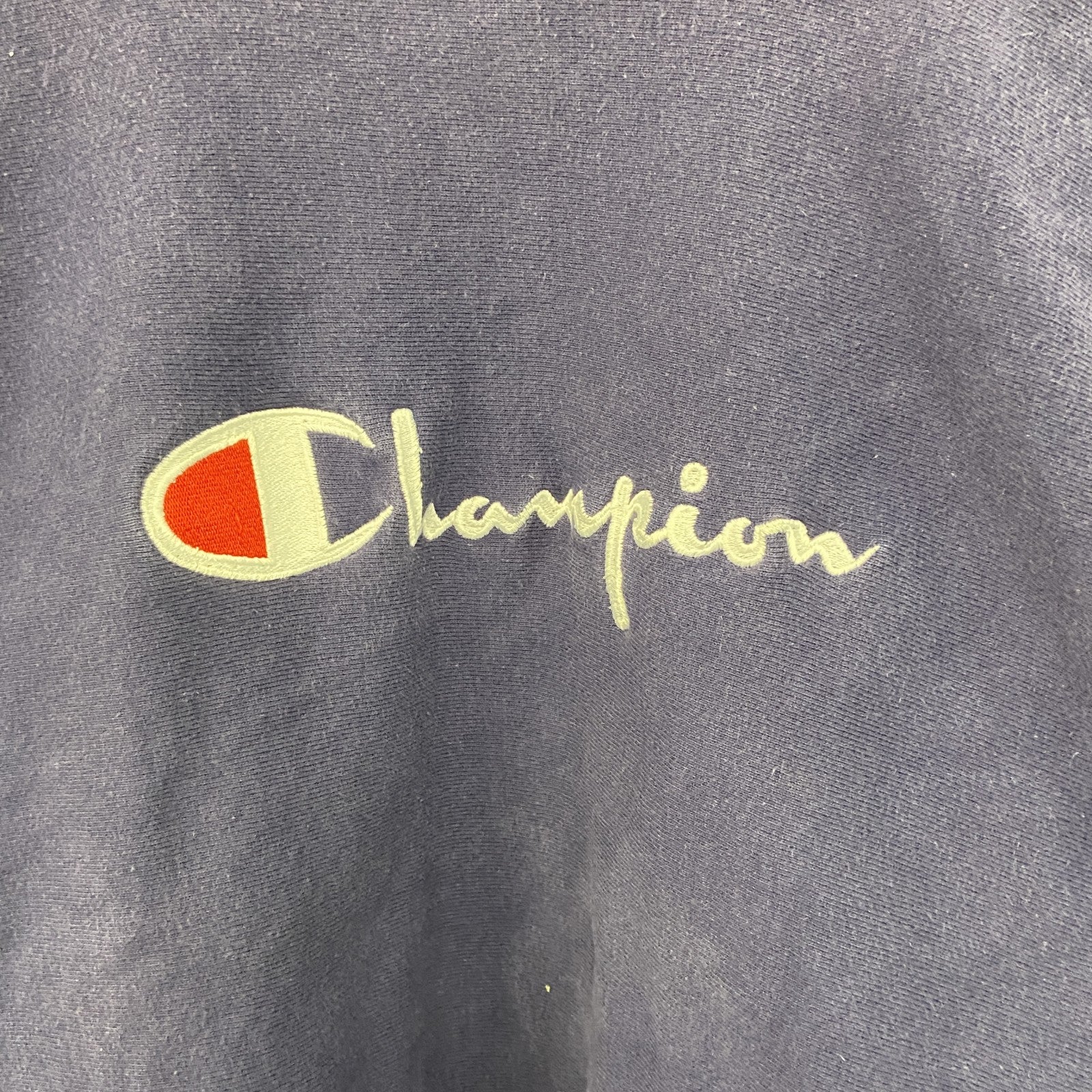 90s　champion　チャンピオン　リバースウィーブ　スウェット　トレーナー　刺繍タグ　紫　XXLサイズ