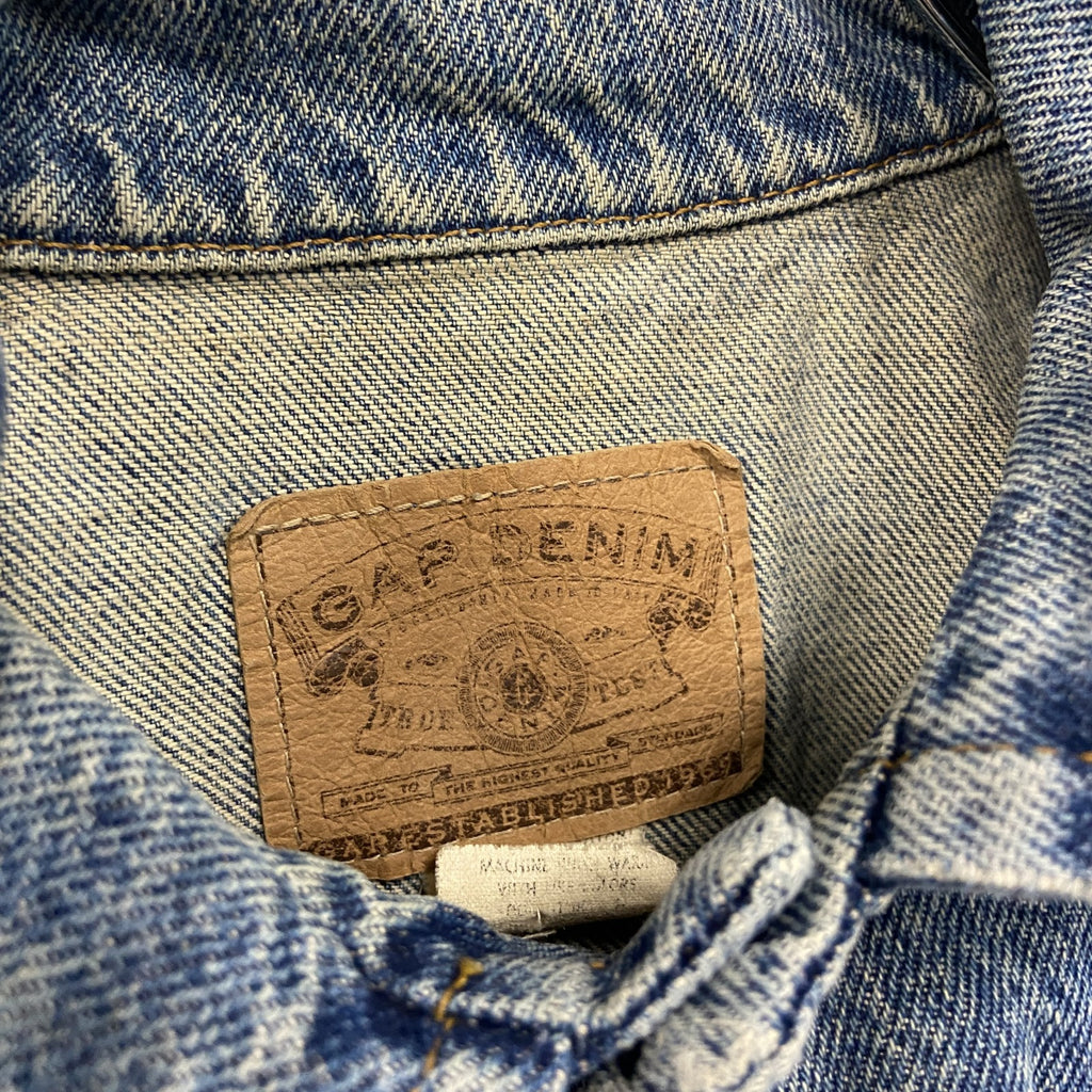 90s　OLD GAP　オールドギャップ　GAP DENIMI　デニムジャケット/Gジャン　ヴィンテージ　インディゴ　Sサイズ