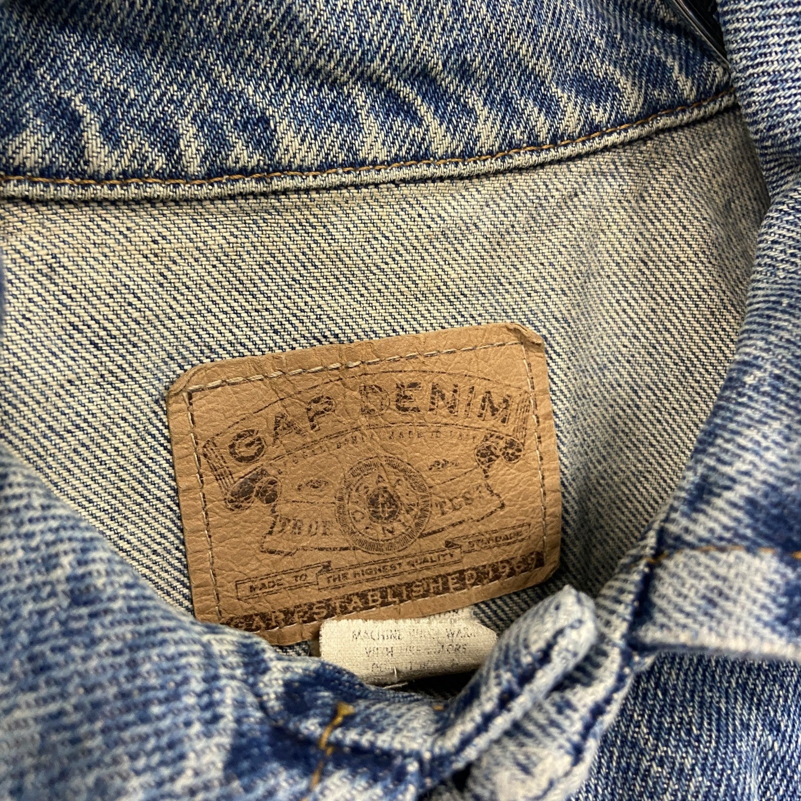 90s　OLD GAP　オールドギャップ　GAP DENIMI　デニムジャケット/Gジャン　ヴィンテージ　インディゴ　Sサイズ