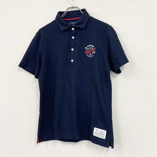 Callaway　キャロウェイ　半袖ポロシャツ　紺　ネイビー　LLサイズ