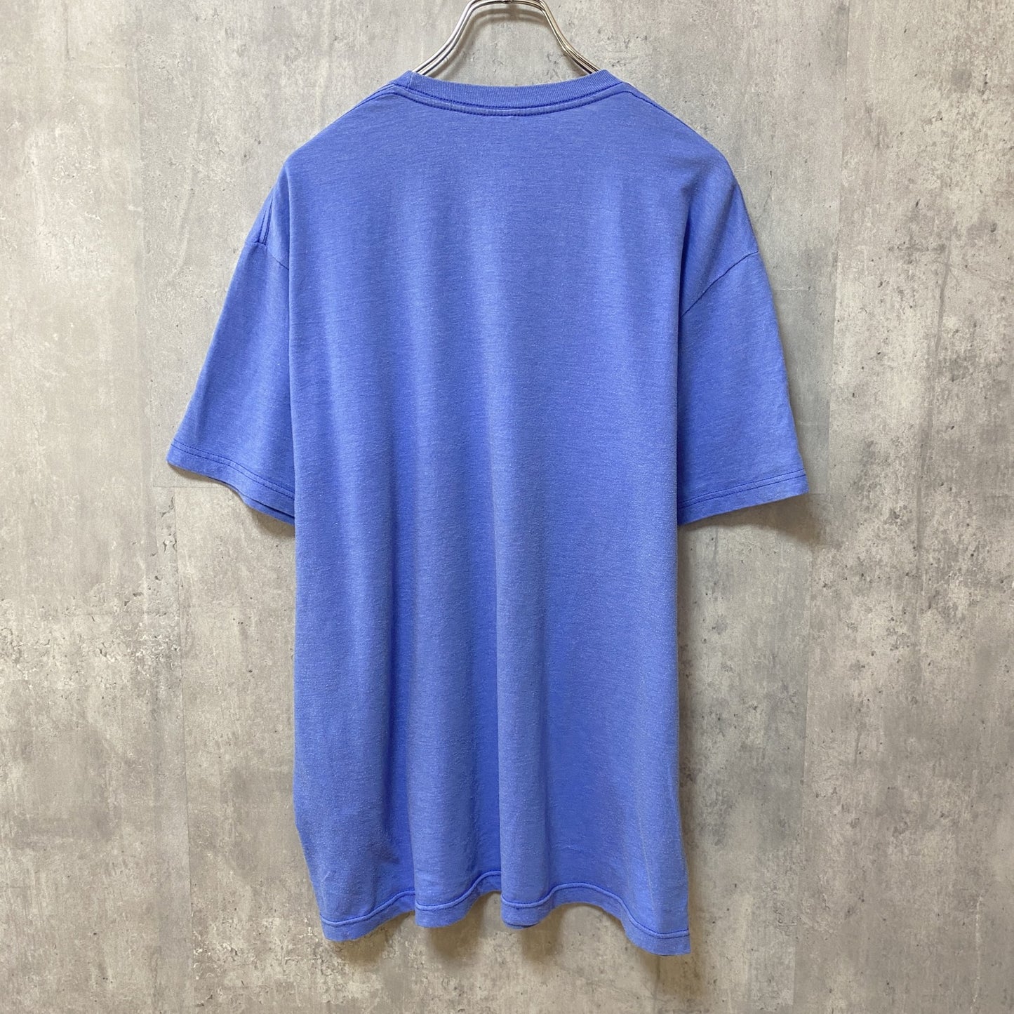 古着 used　半袖プリントTシャツ　青　水色　ブルー　キャラクター　アメカジ　レトロデザイン　クルーネック　XLサイズ