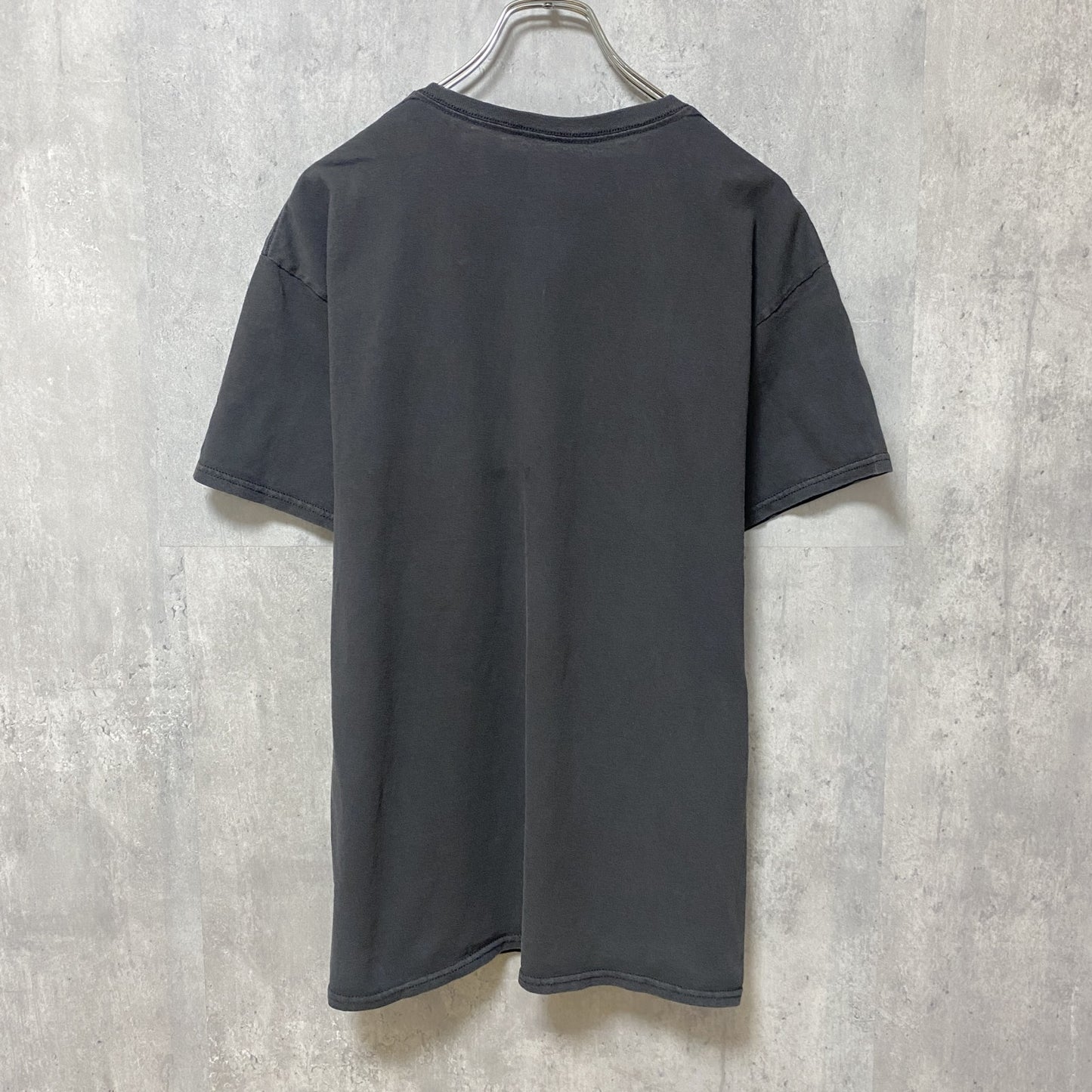 古着 used　IT イット　半袖ムービープリントTシャツ　黒　ブラック　ホラー　映画　ペニーワイズ　キャラクター　レトロデザイン