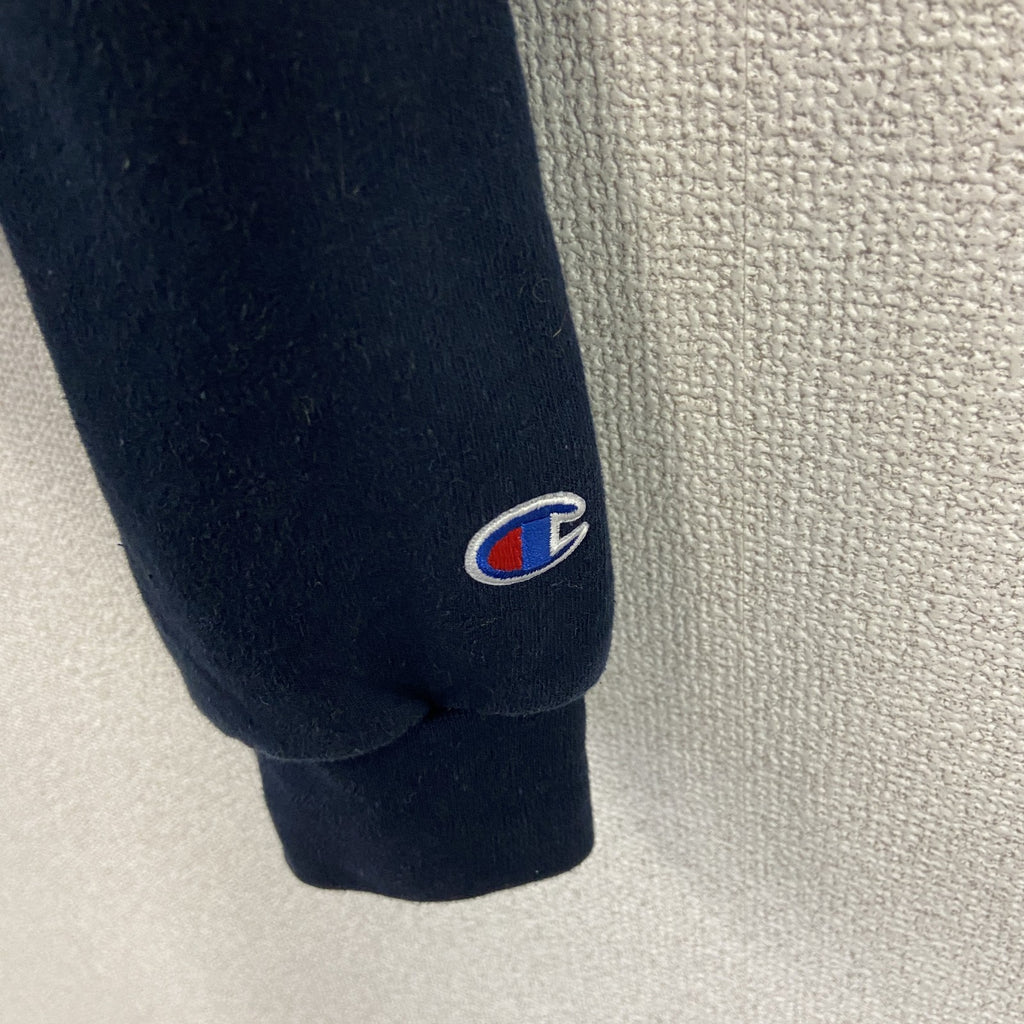 champion　チャンピオン　フルジップスウェットパーカー/フーディー　カレッジプリント　紺　ネイビー　Mサイズ