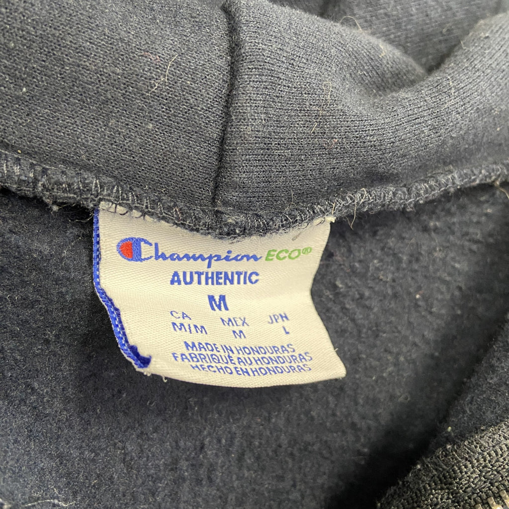 champion　チャンピオン　フルジップスウェットパーカー/フーディー　カレッジプリント　紺　ネイビー　Mサイズ