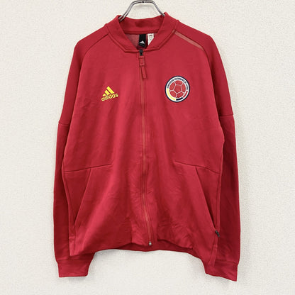 adidas　アディダス　トラックジャケット/ジャージ　赤　レッド　XOサイズ