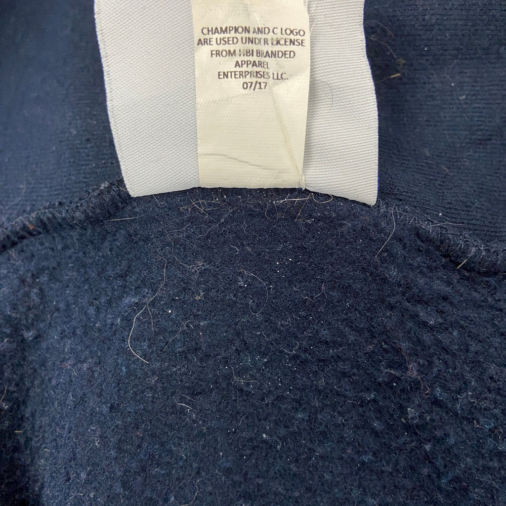 champion　チャンピオン　フルジップスウェットパーカー/フーディー　カレッジプリント　紺　ネイビー　Mサイズ