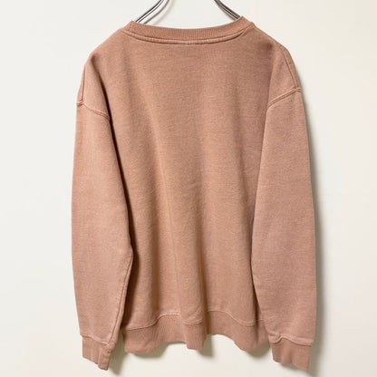 古着 used　VINTAGE WEAR　Baypointe　長袖クルーネックプリントスウェット　トレーナー　Vガゼット　Mサイズ